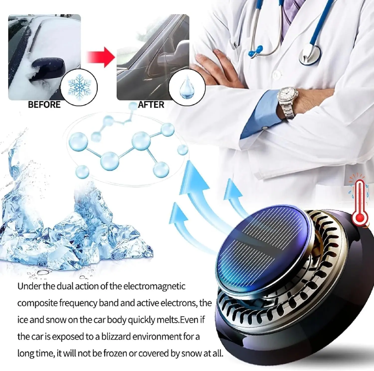 Aluminum Car Deicing Instrument for Winter Snow Removal