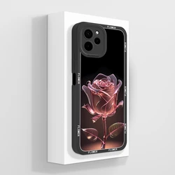 Custodia per telefono con fiori belli e protezione per la fotocamera - Cover leggera con bumper
