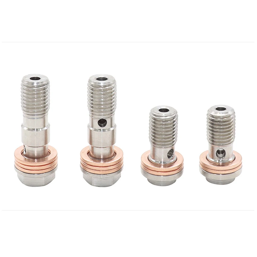 Universal Motorcycle Brake Caliper Banjo Bolt Bleed Screw Nipple 304