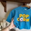 Trendy Contrast T-shirt Child New Design Cartoon Long Sleeve Tops Boys Baby Spring Autumn Fashion Pure Cotton Bottoming Shirt 2