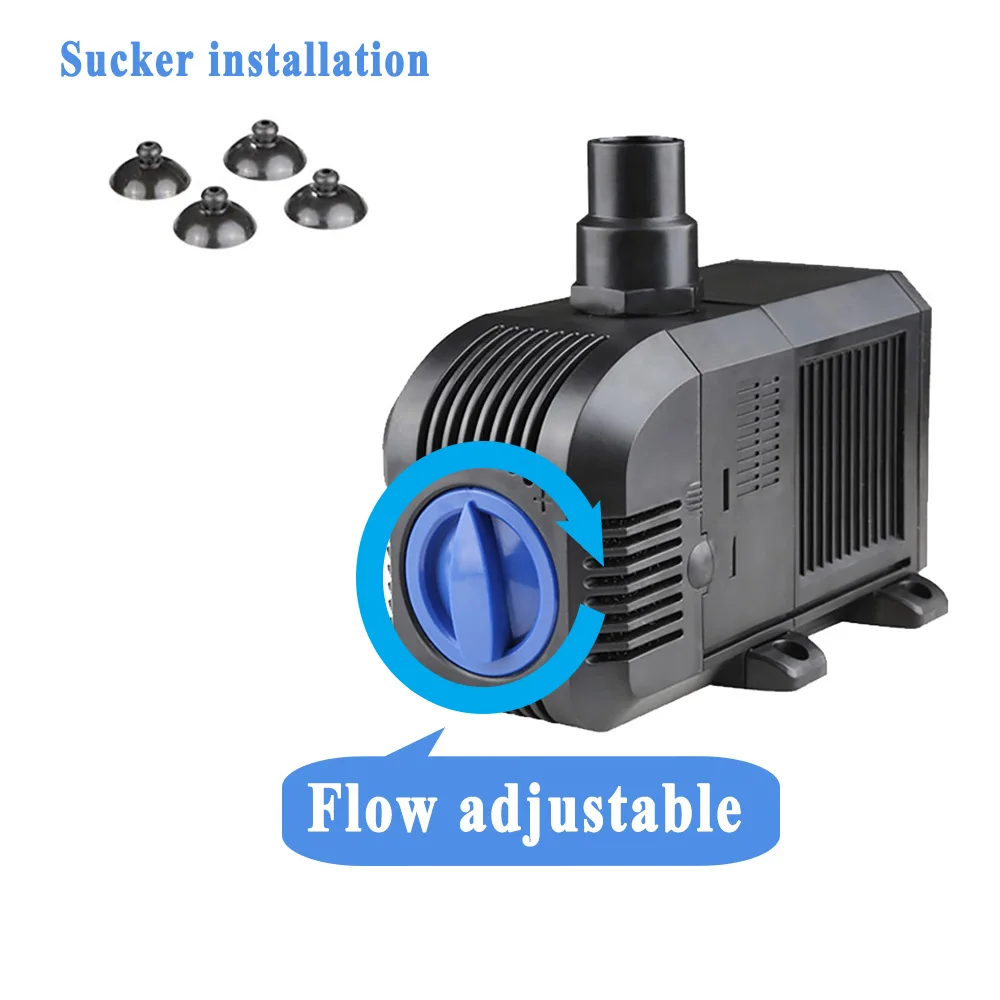 รูปสินค้า 500—3000L/H อัจฉริยะบ่อปลา Aquarium ปั๊มน้ํา 220-240V 50Hz ULTRA-Quiet ถังปลาน้ําพุน้ําปั๊มกรอง