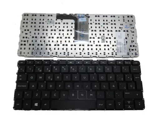 

Клавиатура для ноутбука HP 10-F000 10-F004AU 10-F007AU 2B-A89101600 758644-001, черная, без рамки