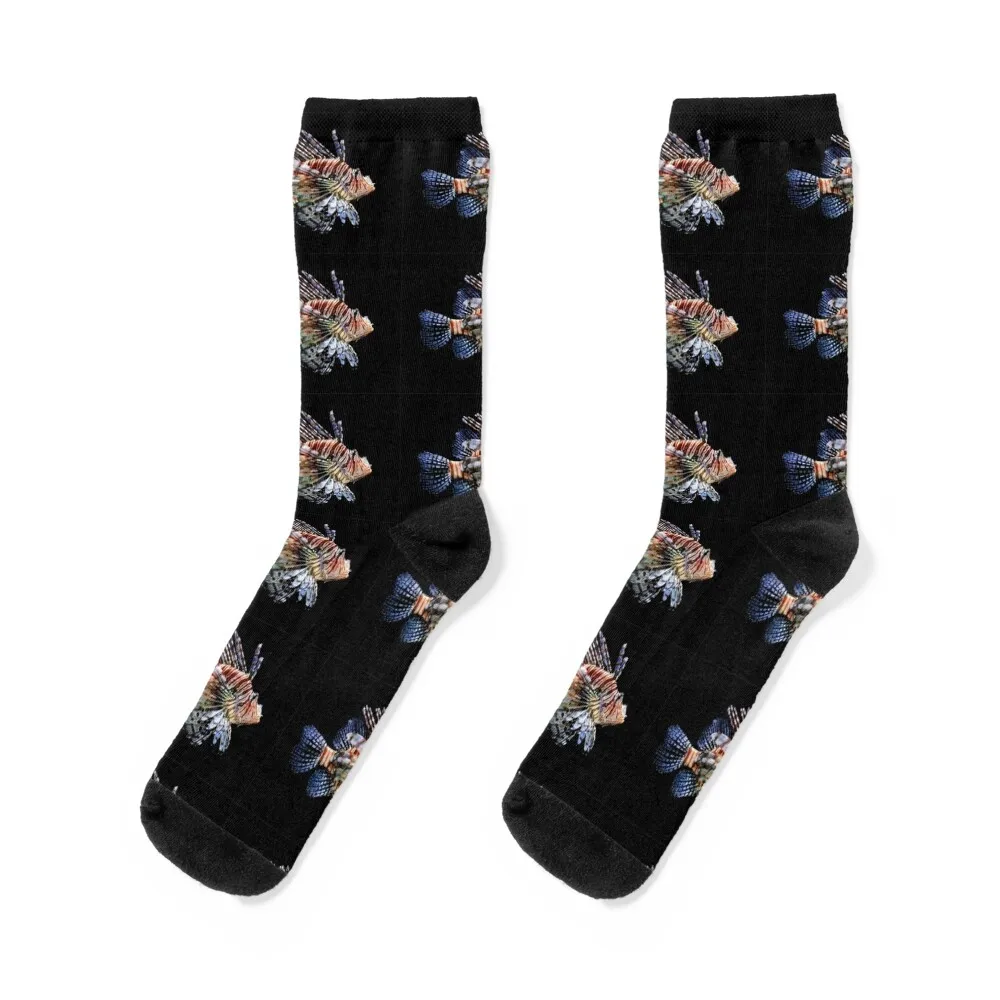 

Lionfish Socks short christmas gifts Soccer Socks Girl Men's