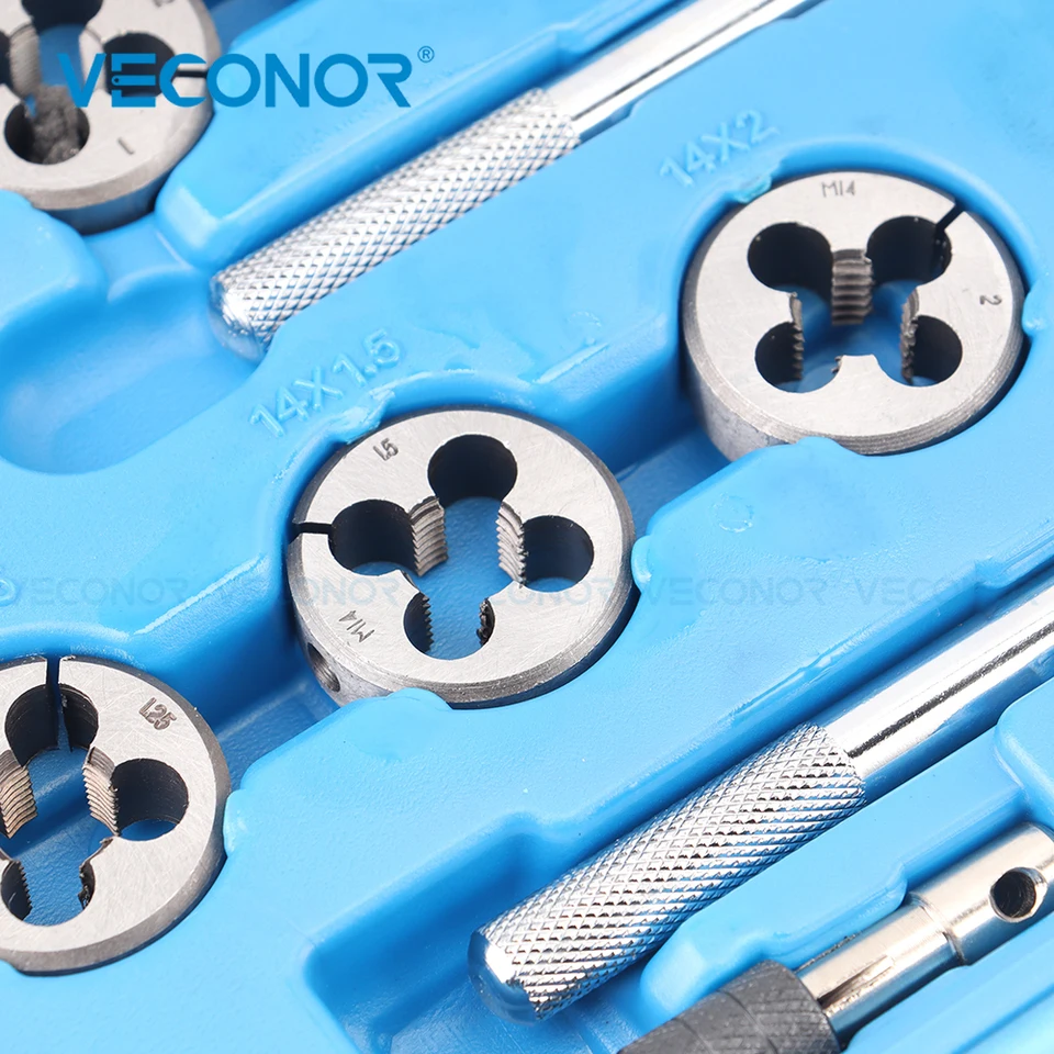 Kit Filettatrici Metrico 110 Pezzi - Set Professionale In Acciaio Al Tungsteno Con Custodia - Foto 2