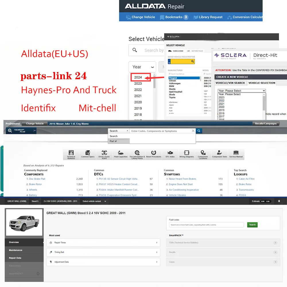 

Alldata 2024 Auto-data Full Version Online Software For Mitchel Identifix Workshop Repair Automatic Updates Autodata