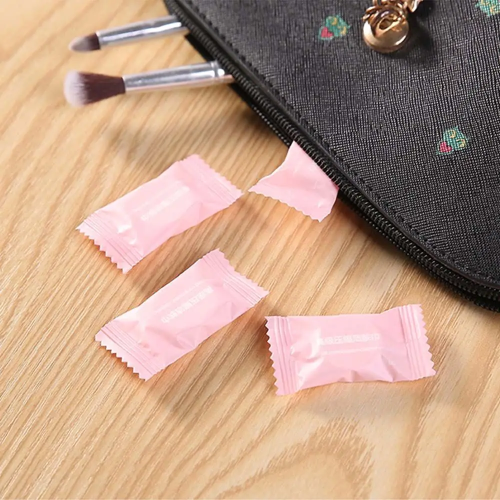 Outdoor Face Wash Tool Moistened Tissues Cotton Compressed Washcloth Compressed Face Towel Water Wet Wipe Disposable Towel