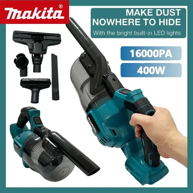 Makita aspirateur électrique sans fil Portable efficace ménage Construction industrielle outils de nettoyage pour batterie Makita 18V 1