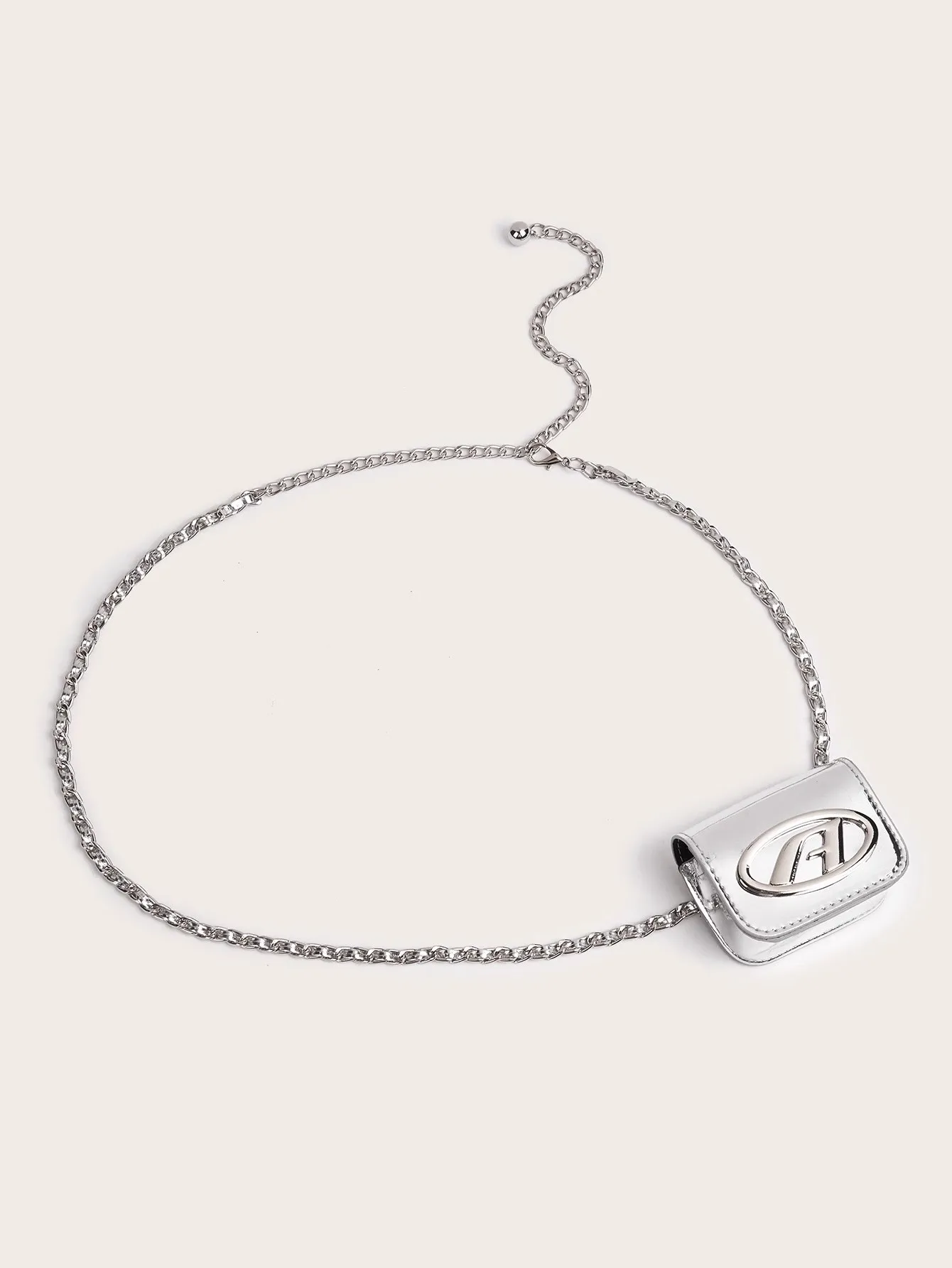 European And American New Letter A Belt Bag Ins Waist Chain Bag Accessories Women's Decoration With Skirt Jeans High-end Belt