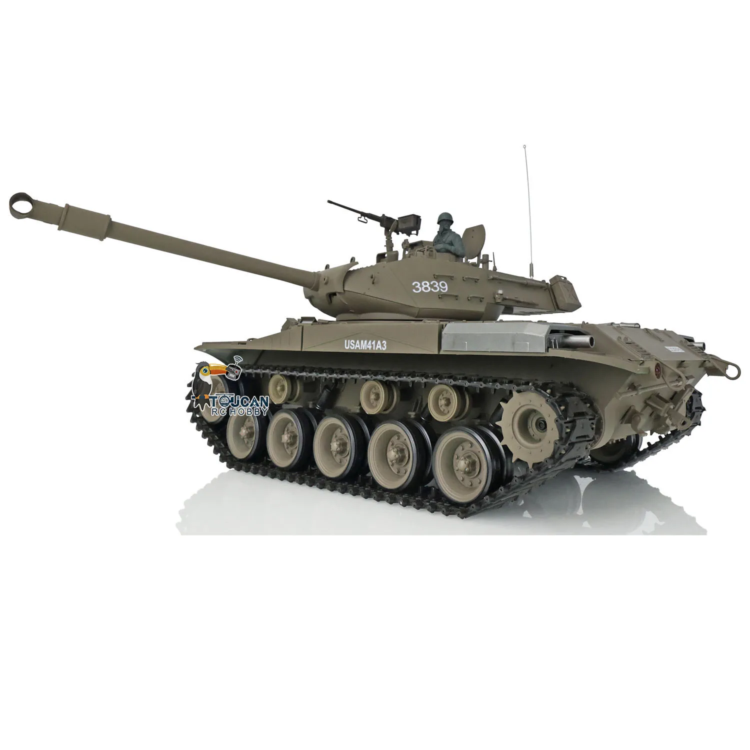 2.4Ghz Henglong Toucanhobby DIY 1/16 7.0 Plastic Walker Bulldog RTR RC Tank 3839 360�� Turret Military Car Toys Gift 3