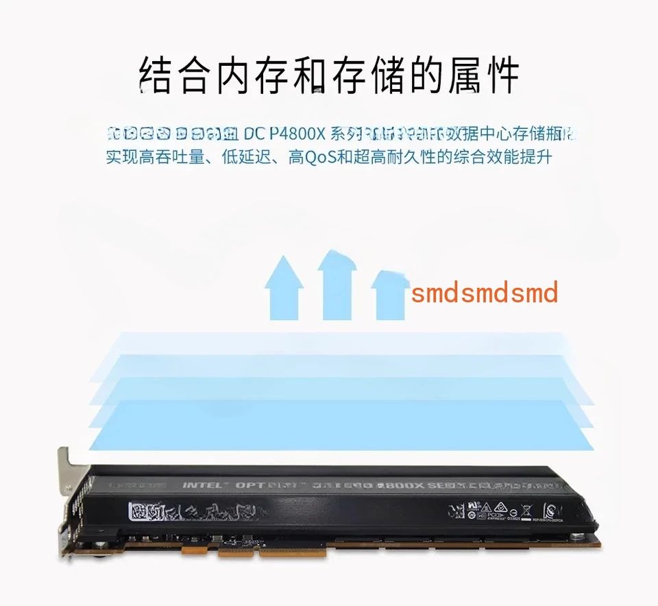 Original FOR Intel Optane P4800X 375G 750G 1.5TB U.2 Enterprise