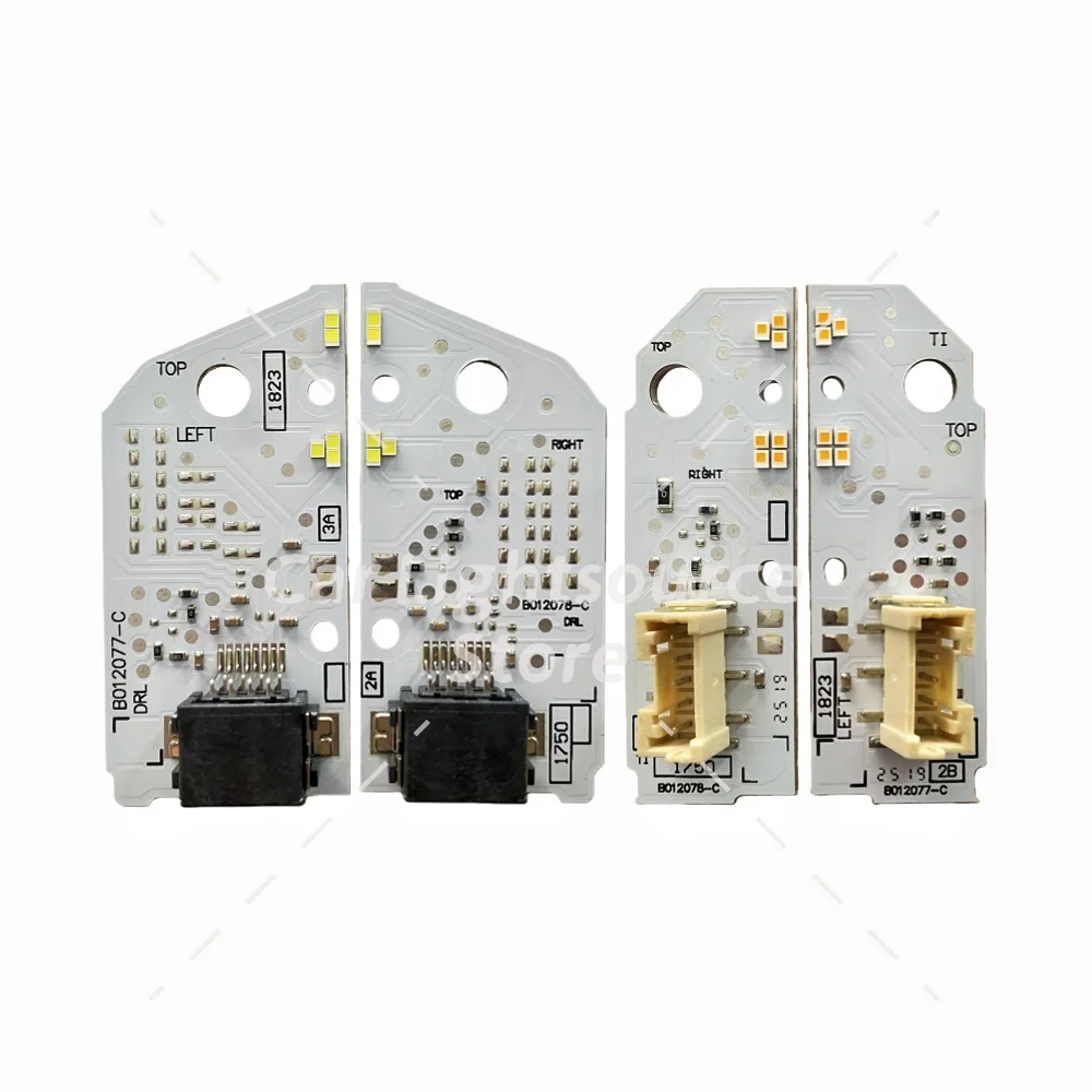 흰색 DRL LED 보드 SEAT Ateca Cupra 2016-2019 용 천사 눈 광원 헤드 라이트 주간 주행등 칩 모듈 575941475