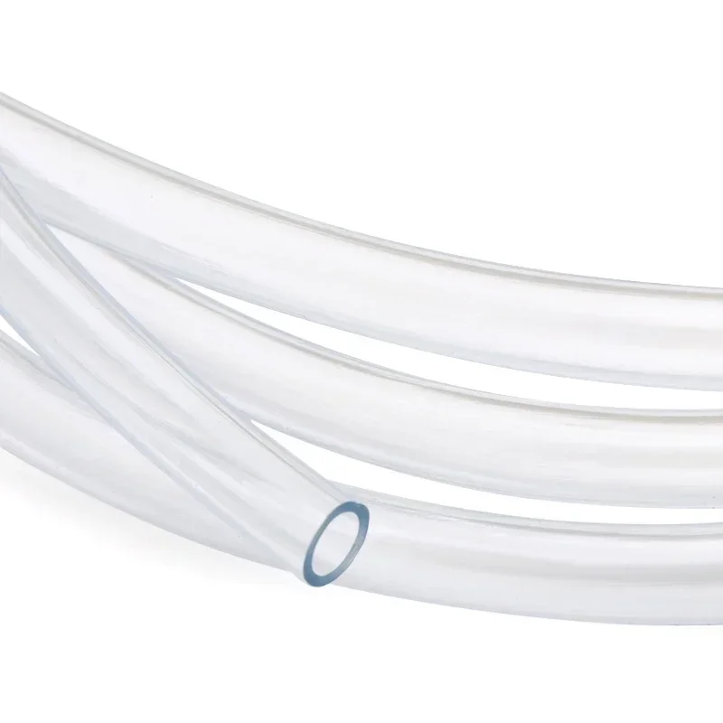 Plumbing Hose Water Pipe PVC Plastic Hoses Plumbing Supply Hose 1M/3M/5M Transparent PVC Plastic Hoses Water Pump Tube 2 3 4 5 6 8 10 12 14 16 18 20 25mm Inner Diameter PVC Tube