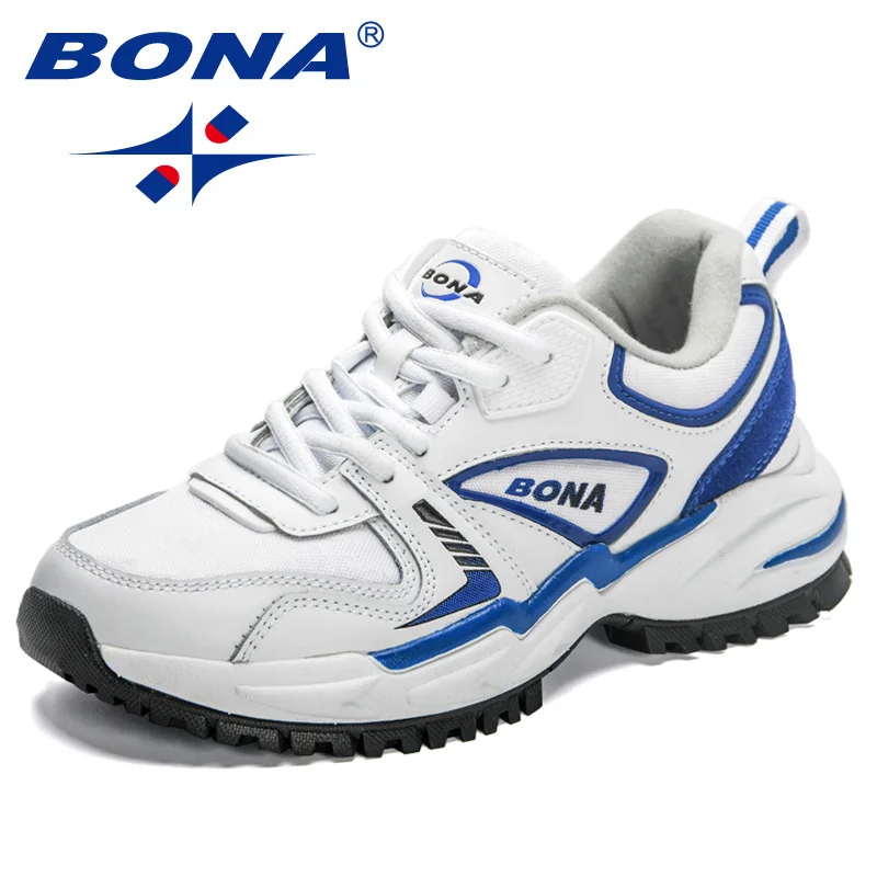 BONA 새 디자이너 야외 스포츠 신발 운동화 여성 패션 운동화 편안한 운동 훈련 신발 숙녀