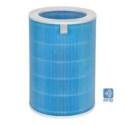 Advanced Air Purifier Filter with H13 Carbon HEPA & Anti-Bacterial Formaldehyde Protection (Blue with RFID)
