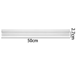 Waterproof PVC Shower Barrier Strip - Easy Installation Seal for Leak and Draft Prevention (L)