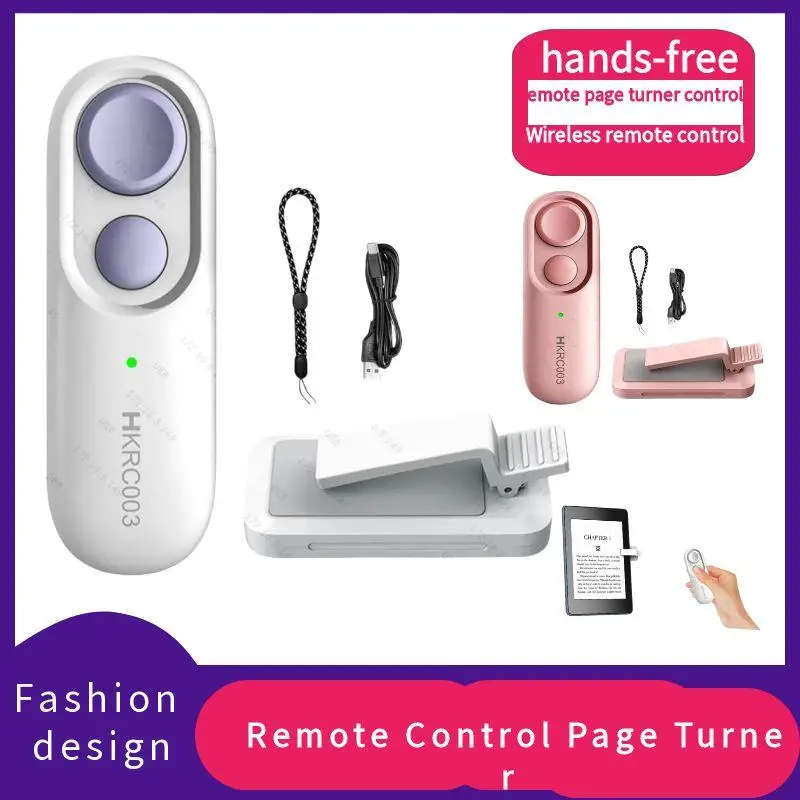 Remote Page Turner Phone Camera Video Record Remote Triggers Clicker Page Turner for Kindle Paperwhite Oasis Kobo EReaders