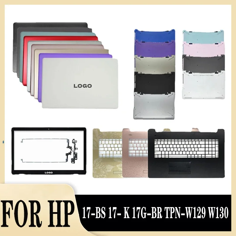 

New LCD Back Cover For HP 17-BS 17- K 17G-BR TPN-W129 W130 Front Bezel Palmrest Bottom Shell Laptop Housing Case