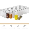 5PCS Mini Glass Bottles with Screw Caps  Aluminum Top Metal Lids 5-30ML Small Glass Sample Bottle Essential Oils Home Storage 5