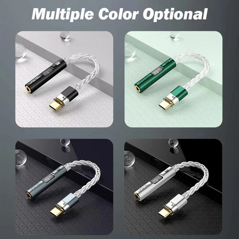 Premium Hi-Fi Type-C to 3.5mm Audio Adapter with DAC