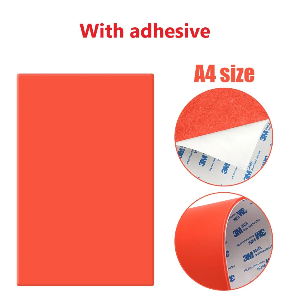 thumbnail interactive-video image 1 of 6 Pack Rubber Stamp Sheets A4 Size - Laser Engraving Material For Stamp Making 1 of 9