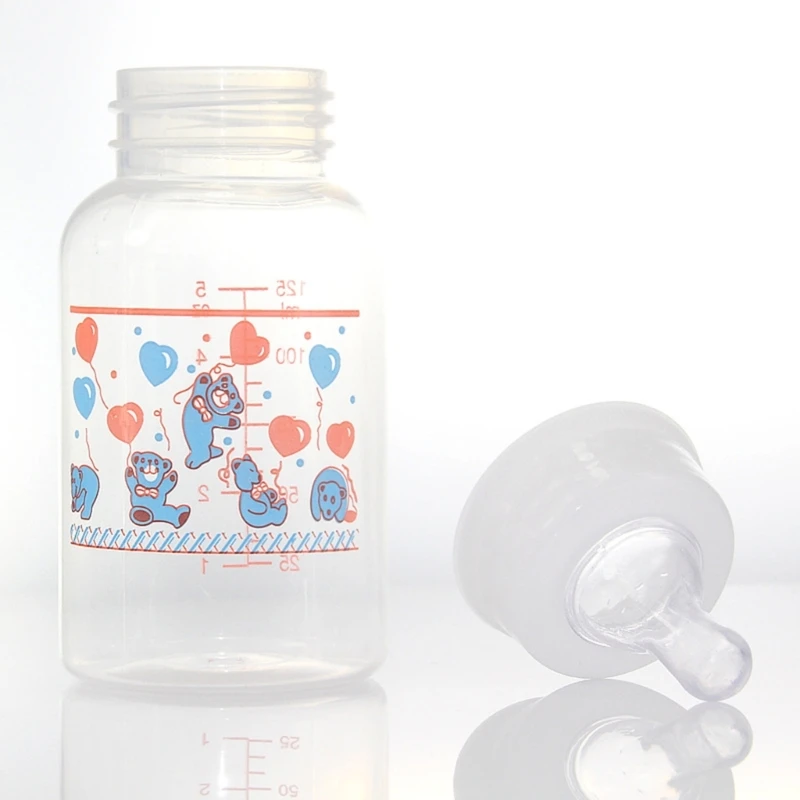 Portable Feeding Bottle BPA Free Safe Infant Nipple Care For Milk Juice