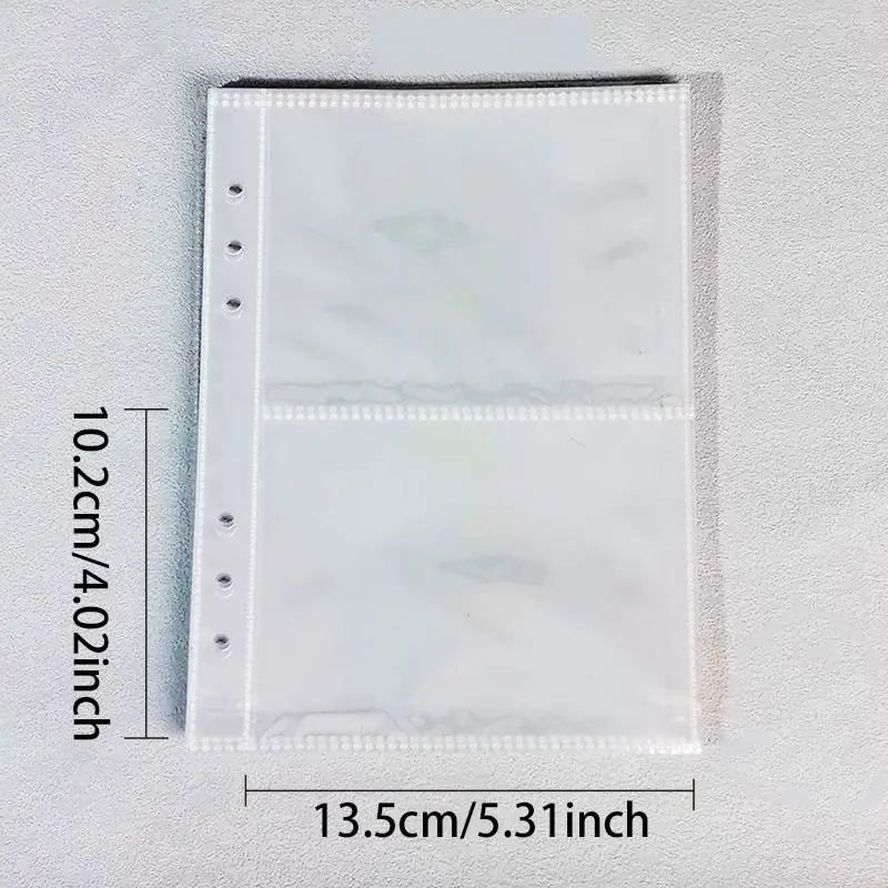 A5 Laser Stern Reißverschluss Binder Sammeln Buch Nachfüllen Organizer DIY Journal Milch Transparent Kpop Idol Fotoalbum Kawaii Briefpapier – Detail 22