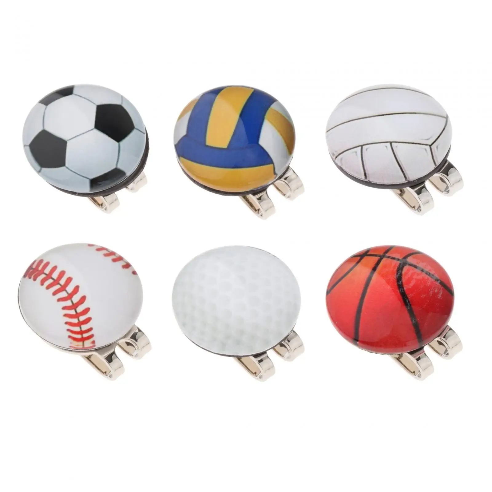 Golf Ball Marker Golf Cap Clip Colors Durable Beginners Golfer Gift