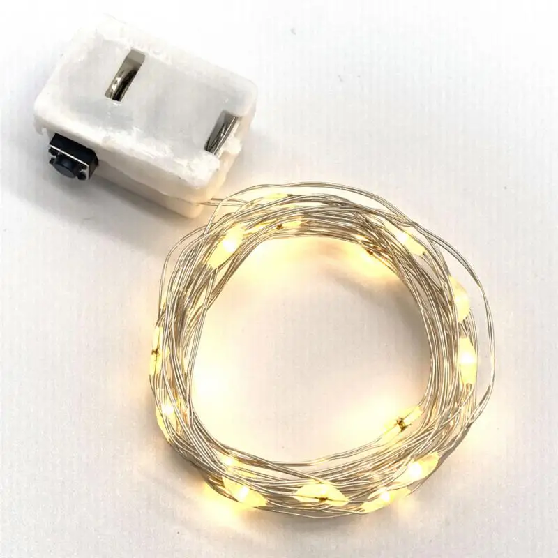 Fairy Lights String Button Battery Light Home Decor Living Bedroom Garden Christmas Wedding New Year Ornament Garland