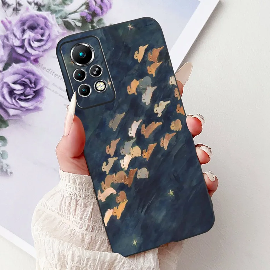 Sleek Black Silicone Soft Back Phone Case - New Design