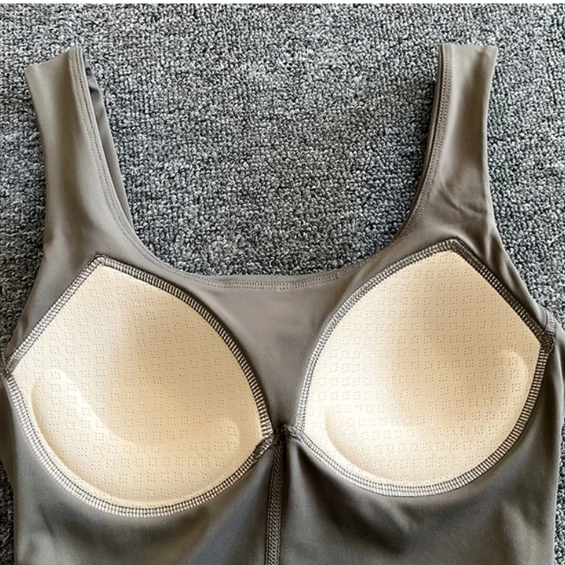 Tennis Skirt High Elastic Outdoor Yoga Wear Chest Pad Women