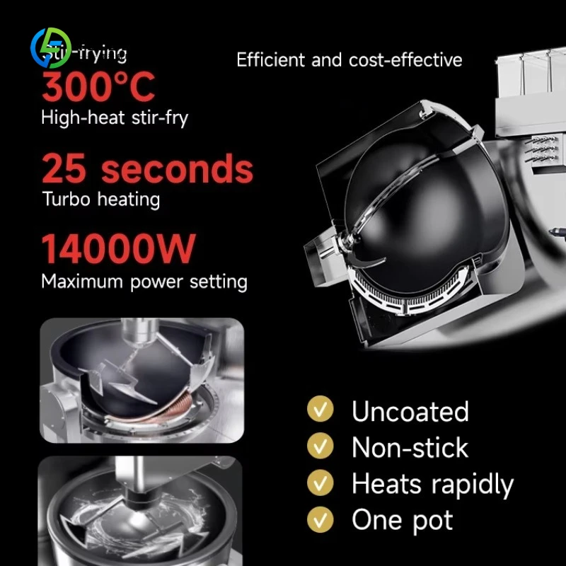 Customized Commercial Automatic Cooking Robot Multifunctional Electric Food Stir Fry Machine Free Recipes Included Recipe 3