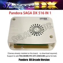 

New Pandora SAGA DX PLUS 516 Vertical Arcade BoxTracking Game Machine Board Trackball VGA/HDMI For 2 Player Cocktail Cabinet