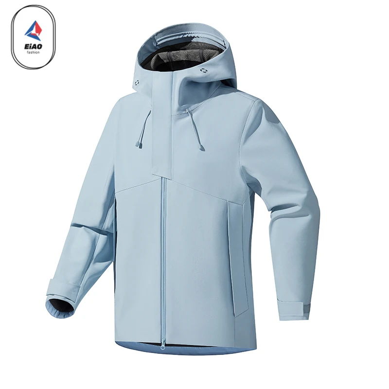 EIAO Yama Style Rain Jacket Men 2025 Travel Jogger Rainproof Windproof Windbreaker Autumn Fashion Soft Shell Hooded Coat Wome
