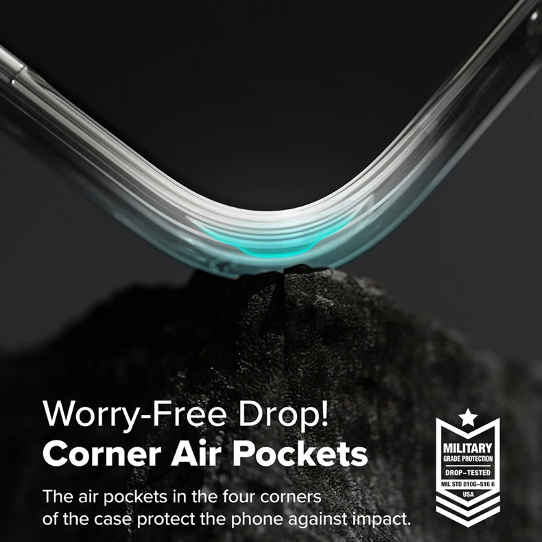 Clear Magnetic Phone Case with Wireless Charging and Shockproof Protection