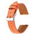 Orange silver buckle