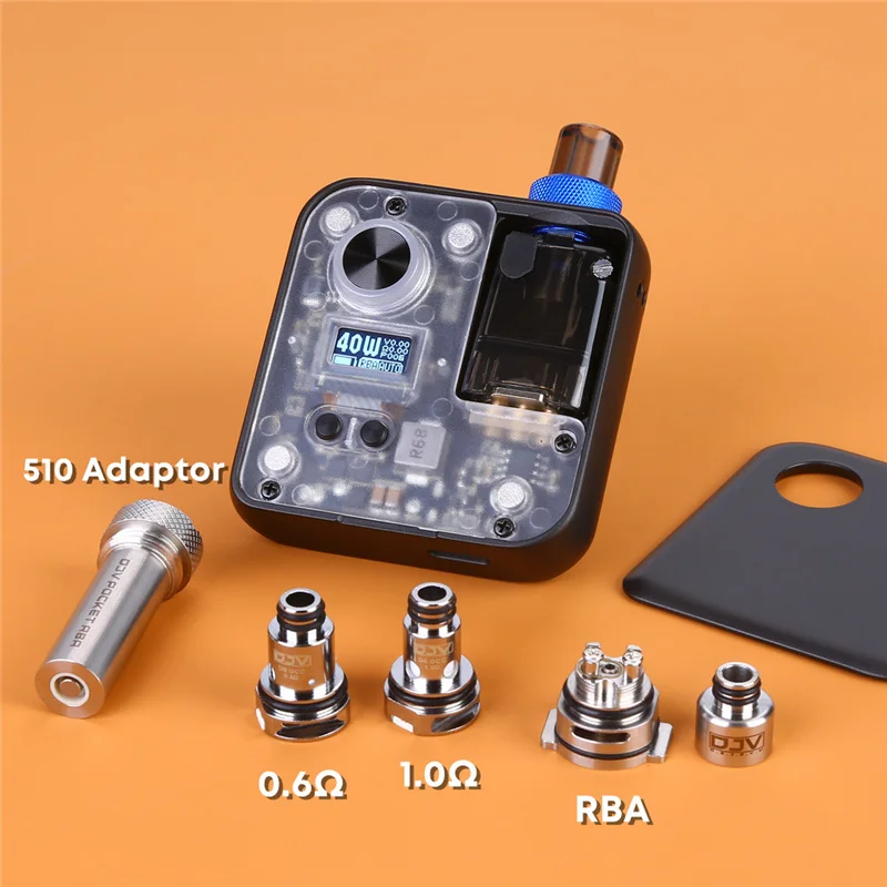 Zestaw do epapierosa Dejavu kieszeń DJV AIO dym Mod zbudowany w 950mah