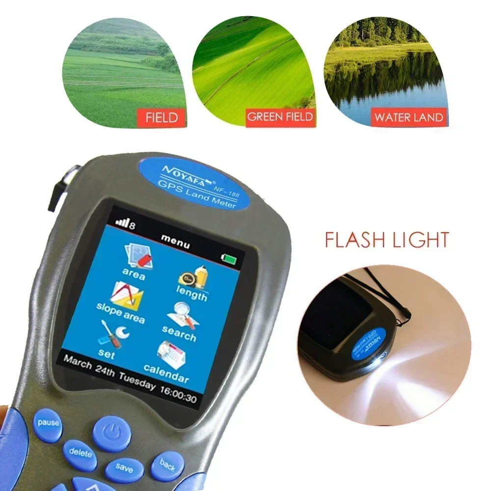 GPS Land area meter measure device with USB Navigation Track Calculation Meter For Farm Land Mapping Network tool ZHOUCE NF-188