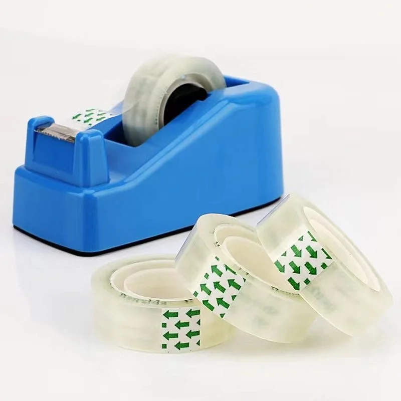 18/12/8mm 투명 접착 테이프 팩 도구 편지지 사무실 학교 용품 학생 접착 테이프 포장 선물 꽃