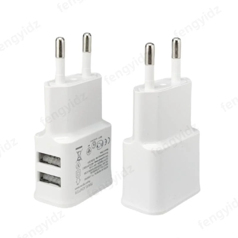 5V 2A Universal Power Supply Adapter USB Double USB Phone Charger AC DC 5V Power Adpater Supply Charger For phone Android
