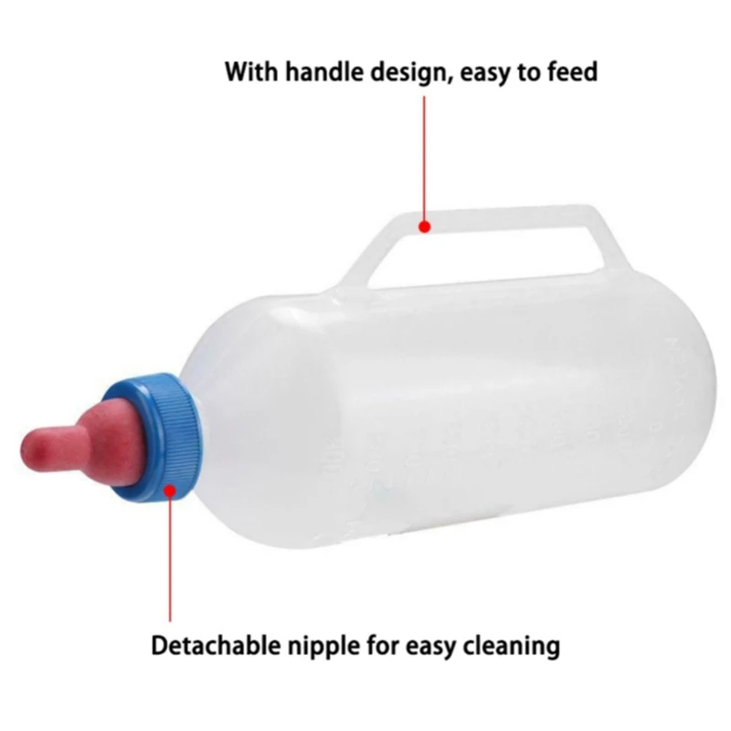 Bottiglia Di Agnello Da 1 Litro Che Alimenta La Bottiglia Di Latte Di Capra Con Manico In Plastica Durevole Al Dettaglio