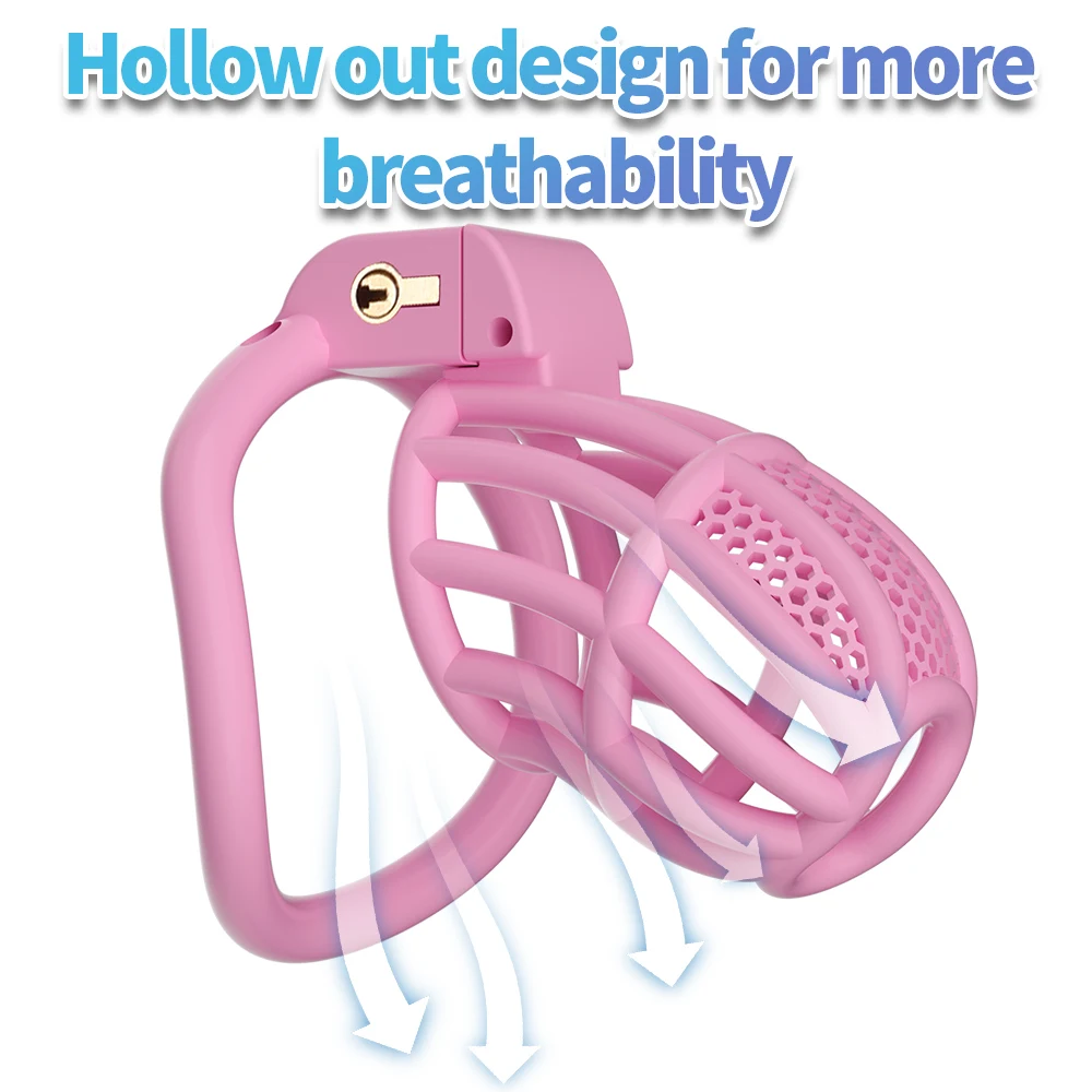 Mini Male Chastity Device Honeycomb Male Cock Cage Chstity Lock Erotic Urethral Lock Restraint Erotic Sex Toys for Men Couple penis chastity cage chastity lock sex toy chastity cage accessory