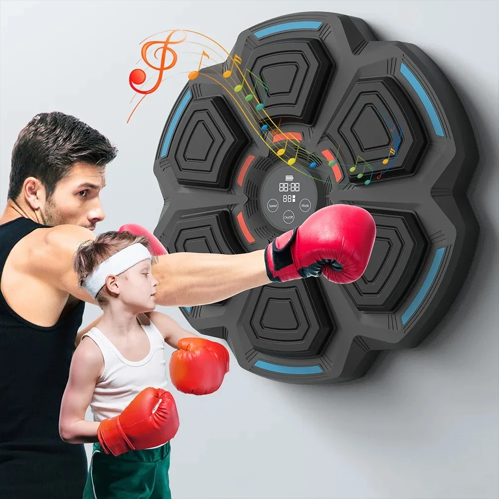 Adult/Children Sports Fitness Boxing Trainer Boxing Training Machine Intelligent Music Sports Agility Reaction