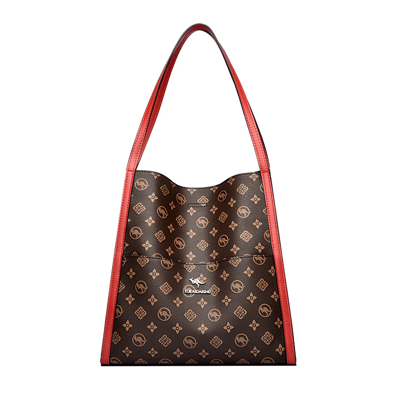 Brown with Red