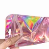 100Pc Resealable Holographic Pen Smell Proof Pouch Zipper Closure Beadable Packaging Bags for Pen Sealable Storage Bag 3