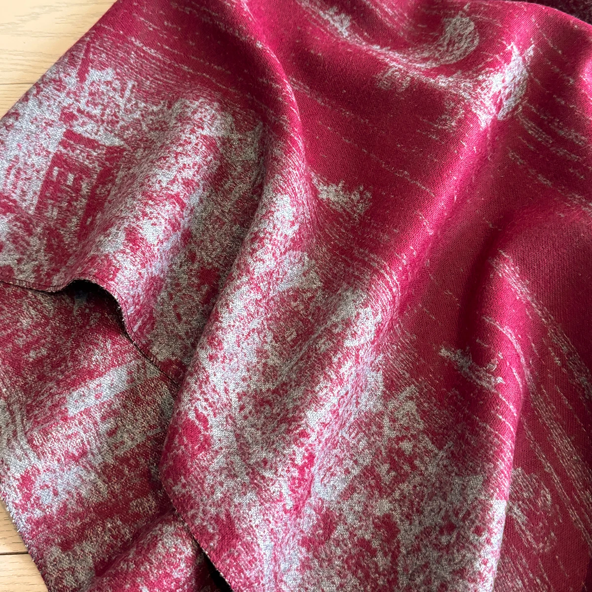 New Brand Elegance Two-Sided Print Scarf Soft Warm Fringe Pashmina Shawl Autumn and Winter Outdoor Coldproof Windproof Blanket