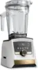 A3500 Ascent Series Gold Label Smart Blender Professional-Grade 64 oz. Low-Profile Container White with Gold Accents 4