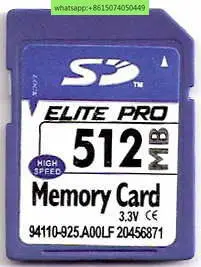 

Оригинальная SD-карта 512M SD-карта 512 МБ, небольшая емкость с гарантией на один год для старой камеры.