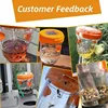 Solar Wasp Traps  Hanging, Yellow Jacket Trap with UV LED Light, Reusable Bee Trap Catcher for Hornets,Flying Insects Killer 6
