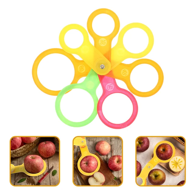 Gyümölcsmérés Vonalzó Öllövények Műanyag Kör Átmérőjű Mérőgyűrűk Féknyereg Citrusfélék - Image 6