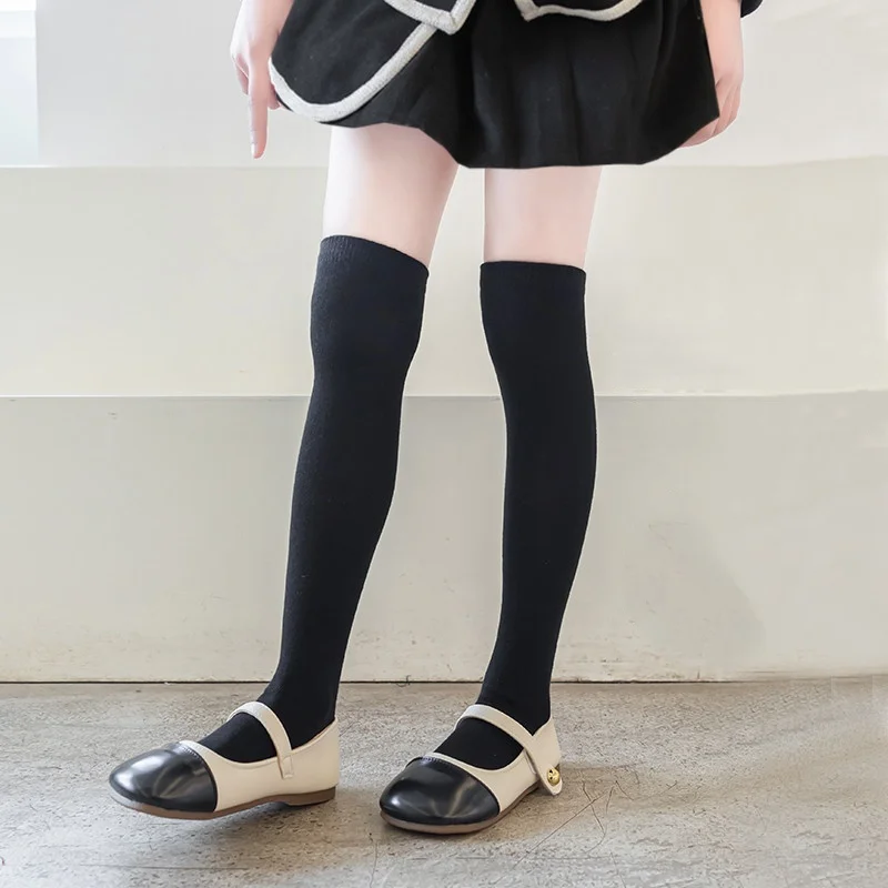 Дитячі шкарпетки для дівчаток Білі гольфи для хлопчиків Чорні футбольні шкарпетки 1-15 років Студентські дитячі панчохи Новинка весни